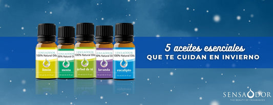Los 5 aceites esenciales que te cuidan en invierno
