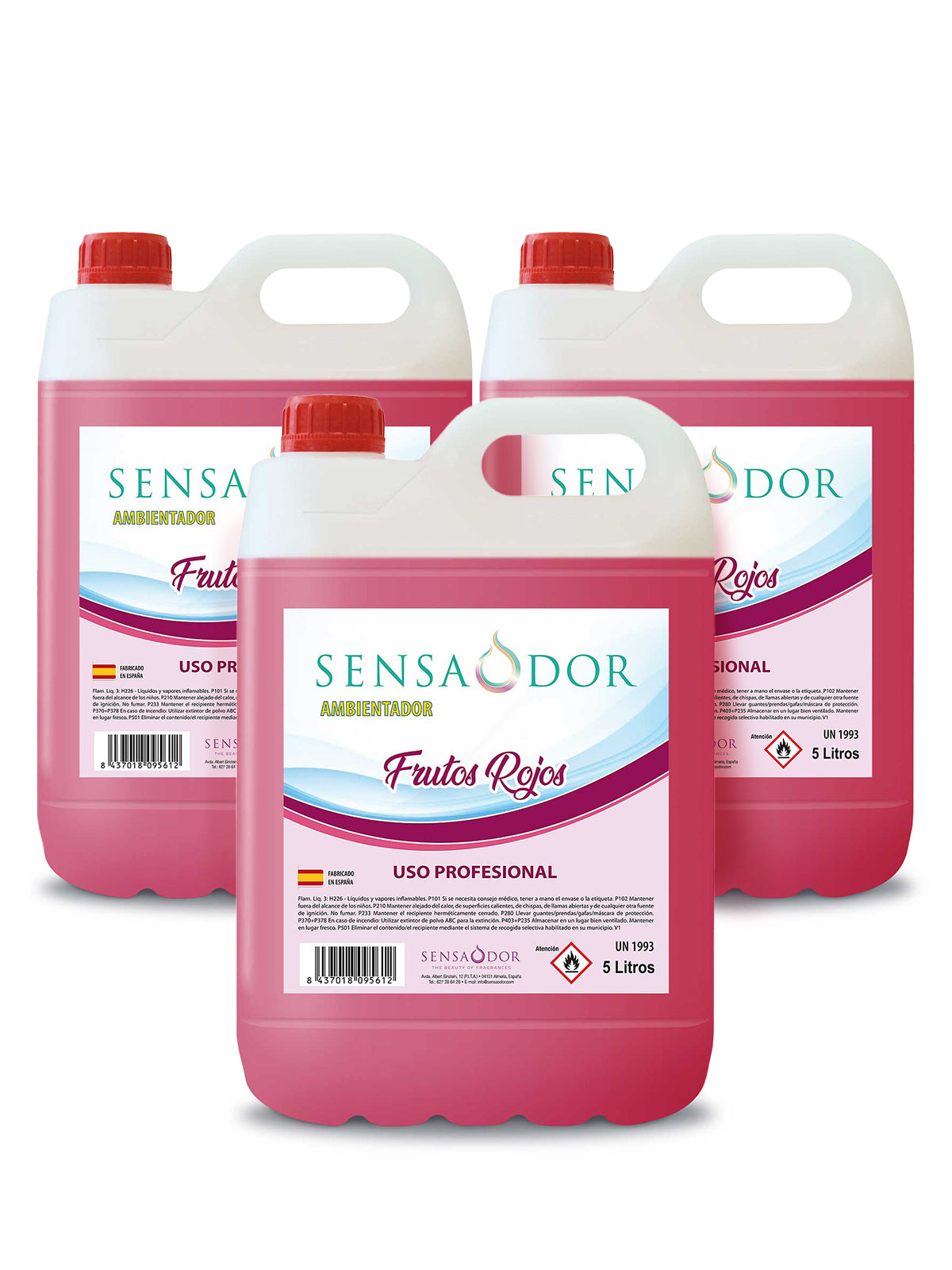 AMBIENTADOR CON OLOR A FRUTOS ROJOS 5L