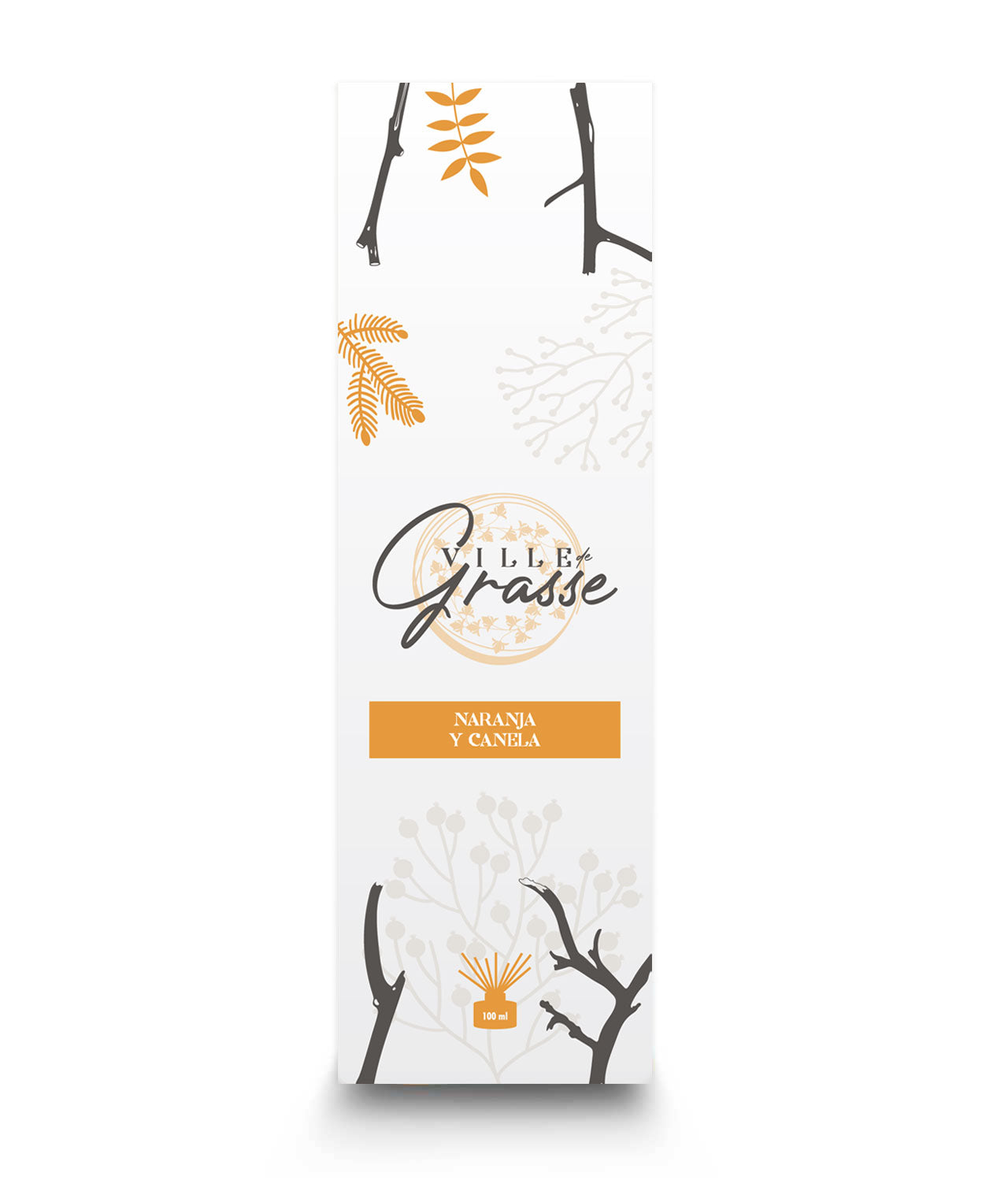 MIKADO VILLE DE GRASSE - NARANJA Y CANELA 100ML