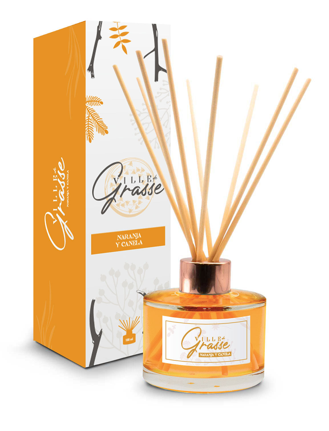 MIKADO VILLE DE GRASSE - NARANJA Y CANELA 100ML
