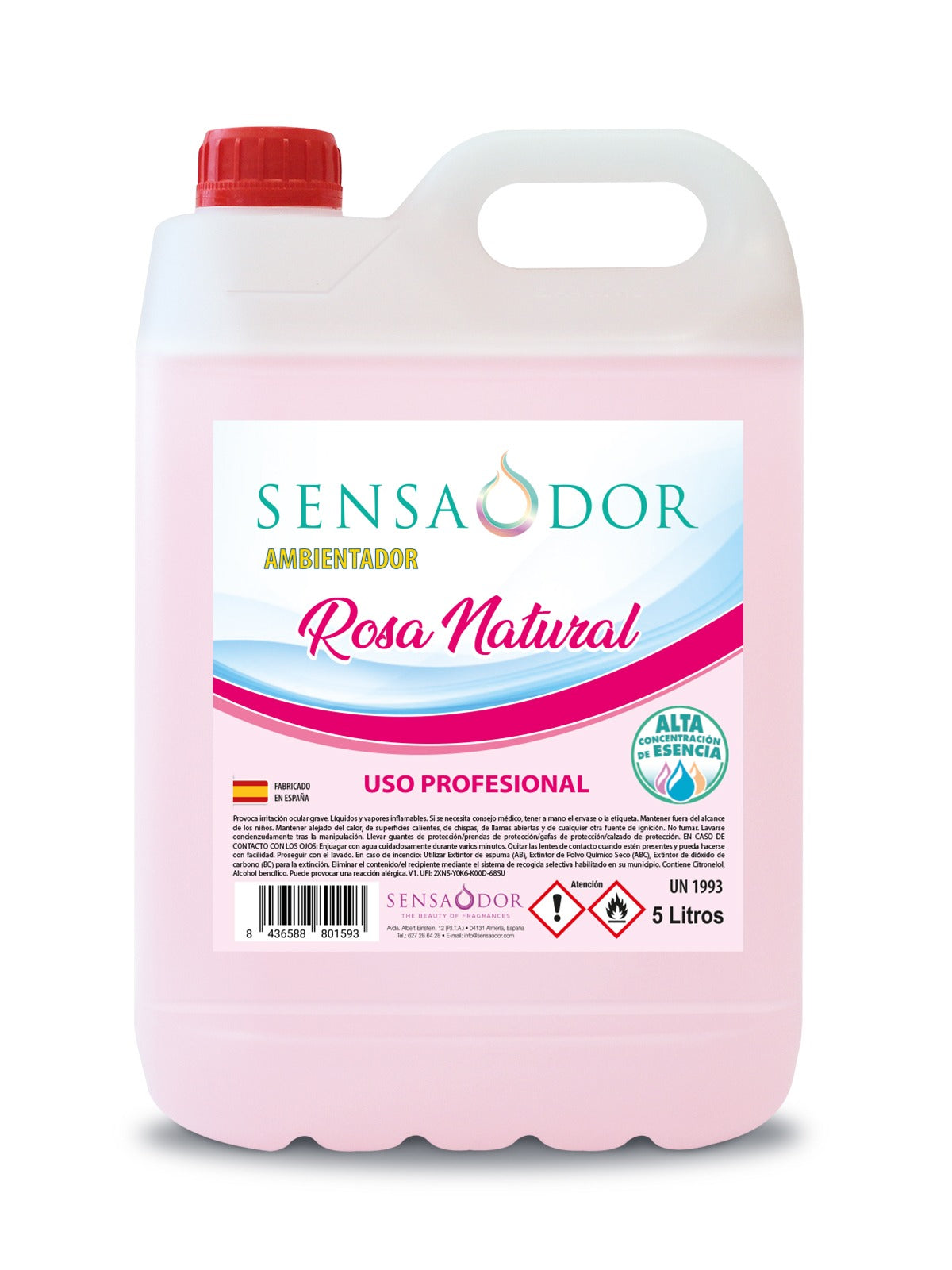 AMBIENTADOR CON OLOR A ROSA NATURAL 5L