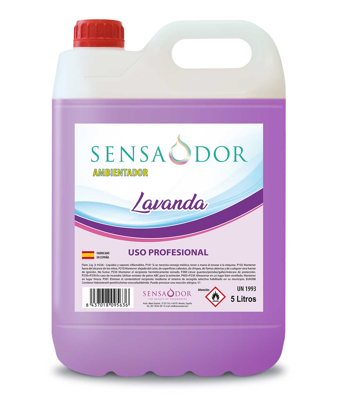 AMBIENTADOR CON OLOR A LAVANDA 5L