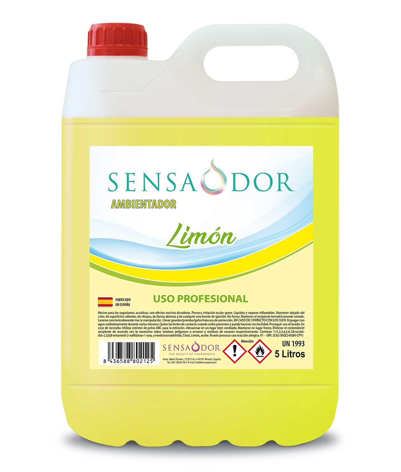 AMBIENTADOR CON OLOR A LIMÓN 5L