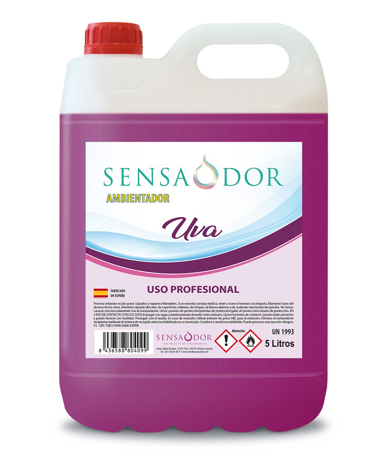 AMBIENTADOR CON OLOR A UVA 5L