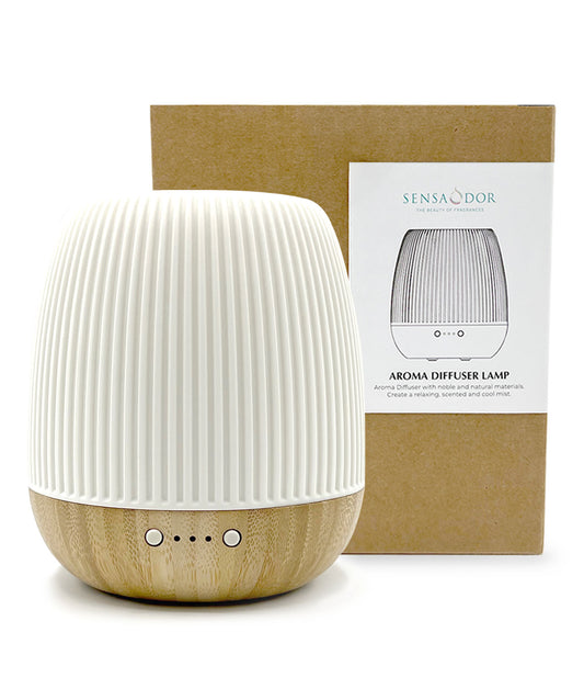 Humidificador Ultrasónico Cerámica y Madera - Difusor 180ML