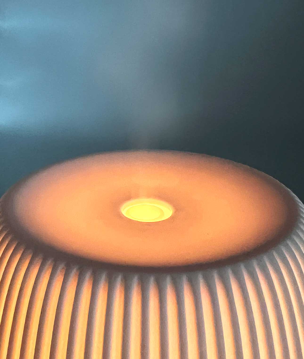 Humidificador Ultrasónico Cerámica y Madera - Difusor 180ML