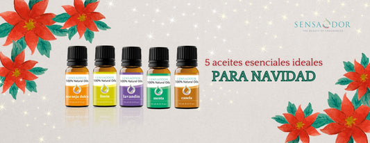 5 aceites esenciales ideales para Navidad