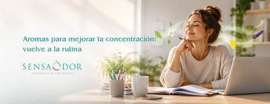 Aromas para mejorar la concentración: vuelve a la rutina