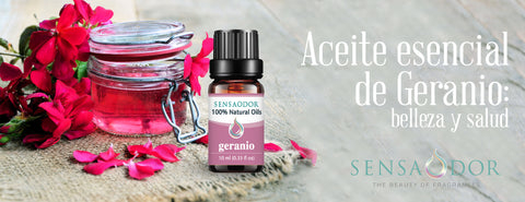 Aceite esencial de Geranio: belleza y salud