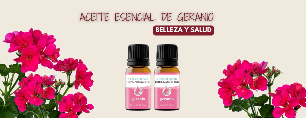 Aceite esencial de Geranio: belleza y salud