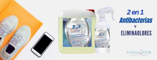 2 en 1, antibacterias y eliminaolor. Lo último en limpieza de Sensaodor
