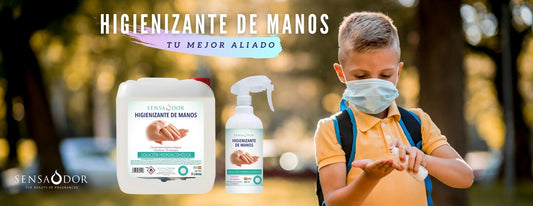 HIGIENIZANTE DE MANOS SENSAODOR, TU MEJOR ALIADO