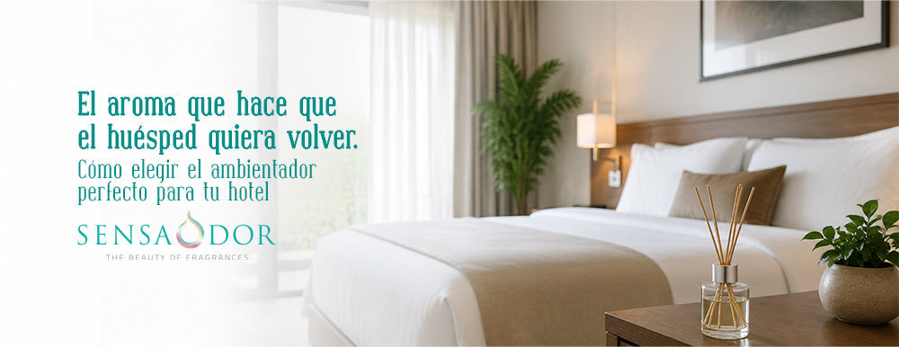 El aroma que hace que un huésped quiera volver: cómo elegir el ambientador perfecto para tu hotel