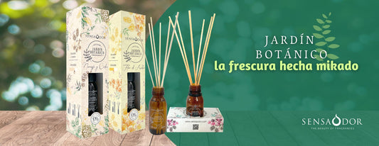 'Jardín botánico' la frescura hecha mikado