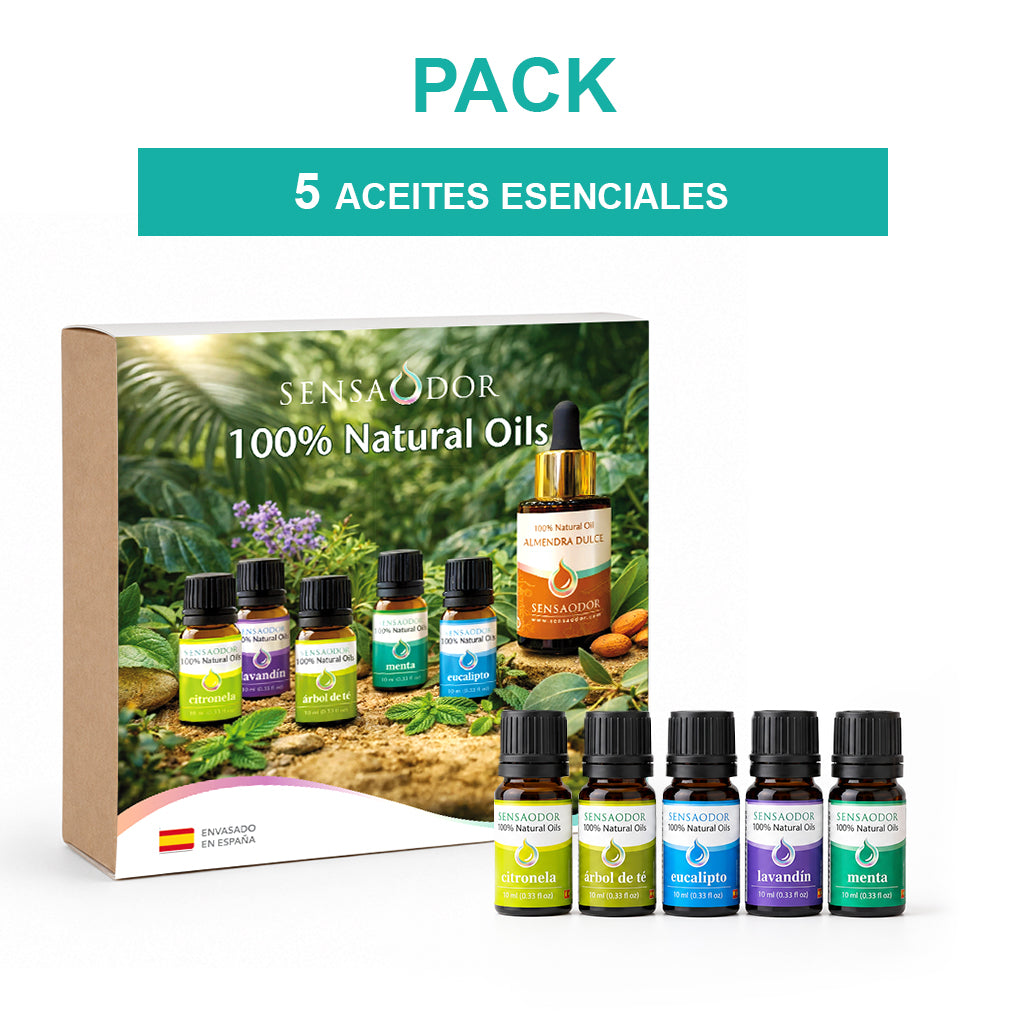 Pack de 5 Aceites Esenciales