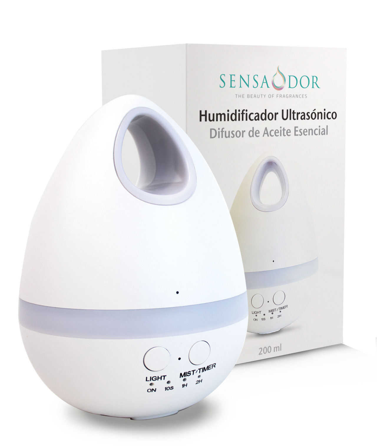 Humidificador Ultrasónico - Difusor de Aceite Esencial 200ML – Sensaodor